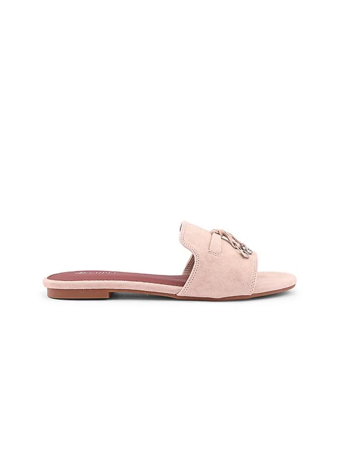 كابلي Women Buckle Detail Flat Slides